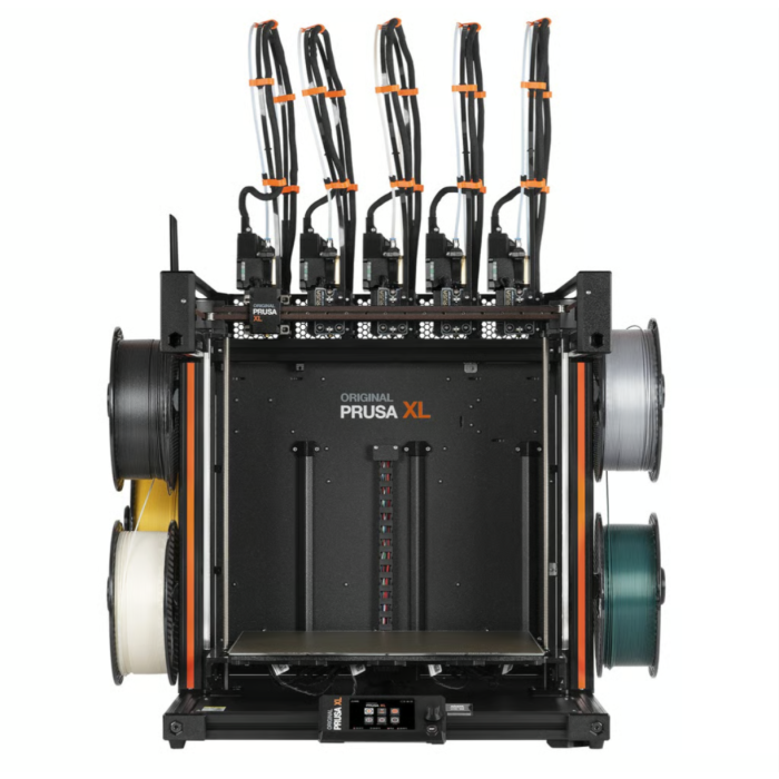 Product Shot of the Prusa XL with 5 tool heads